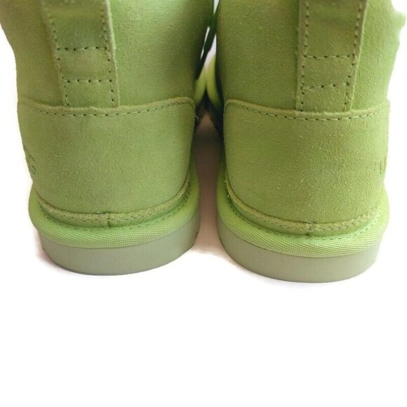 UGG Neumel Chukka Casual Suede Boots Womens Size 7 Key Lime Green 1094269 - Picture 6 of 8
